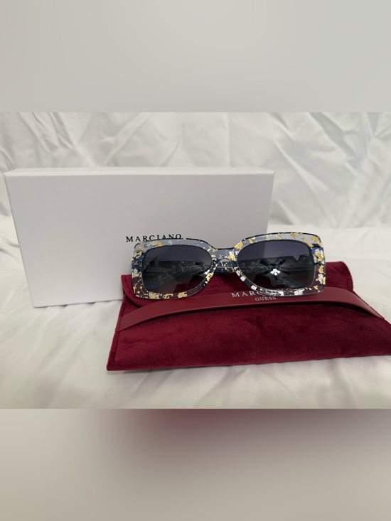 Marciano Accessories - Marciano Navy Frame Sunglasses with Gold Fleck Detailing
